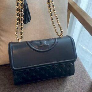 TORY BURCH FLEMING shoulder bag black